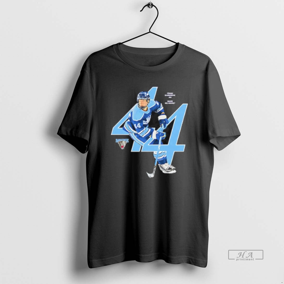Official Frank Djurasevic Maine Hockey Ncaa Graphic - T-Shirt, Sweatshirt, Hoodie