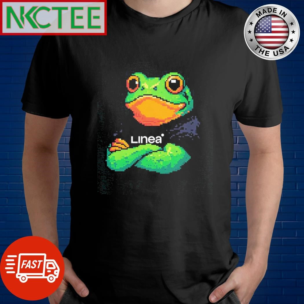 Official Frog wear Linea pixel shirt Unisex T-shirt, Sweatshirt, Hoodie, Long Sleeve Tee - T-Shirt, Sweatshirt, Hoodie