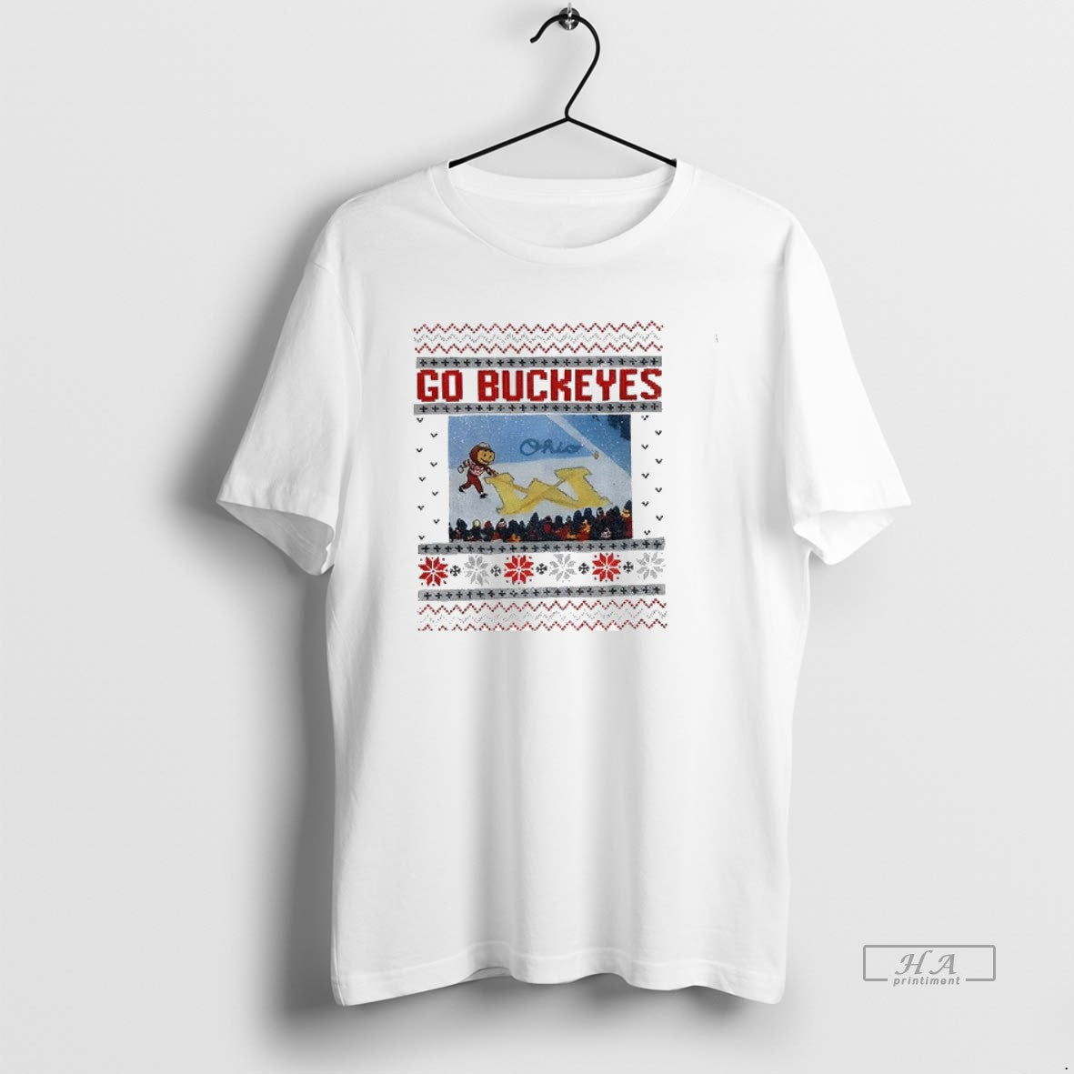 Official Funny Brutus Vs Michigan Game Day Brutus Ohio State Snow Go Buckeyes Xmas - T-Shirt, Sweatshirt, Hoodie