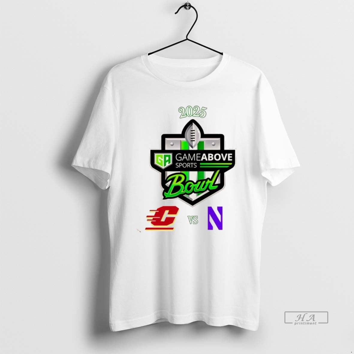 Official Gameabove Sports Bowl 2025 Central Michigan Vs Northwestern Christmas - T-Shirt, Sweatshirt, Hoodie