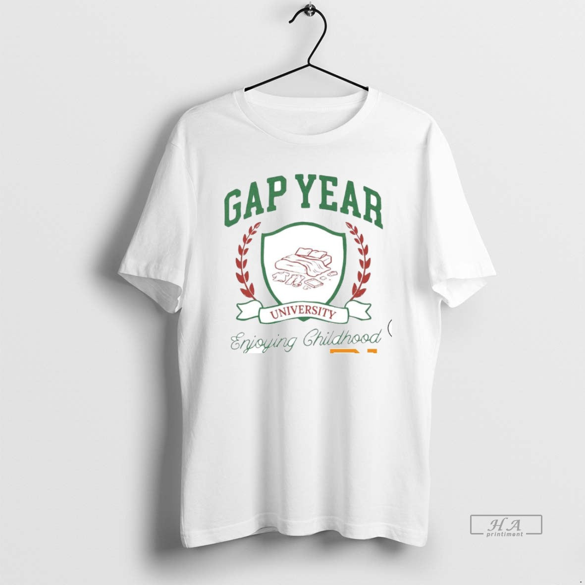 Official Gap Year University Enjoying Childhood - T-Shirt, Sweatshirt, Hoodie