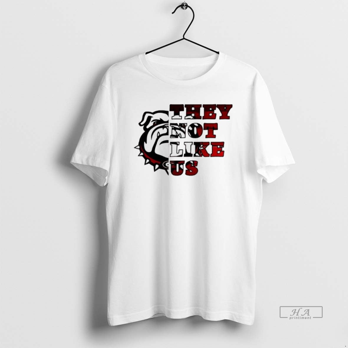 Official Georgia Bulldogs They Not Like Us Big Head - T-Shirt, Sweatshirt, Hoodie