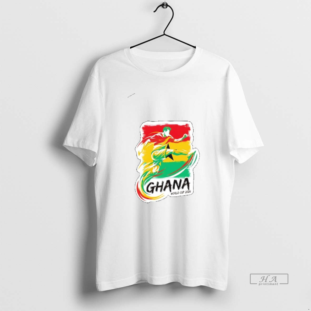 Official Ghana World Cup 2026 Football Player - T-Shirt, Sweatshirt, Hoodie
