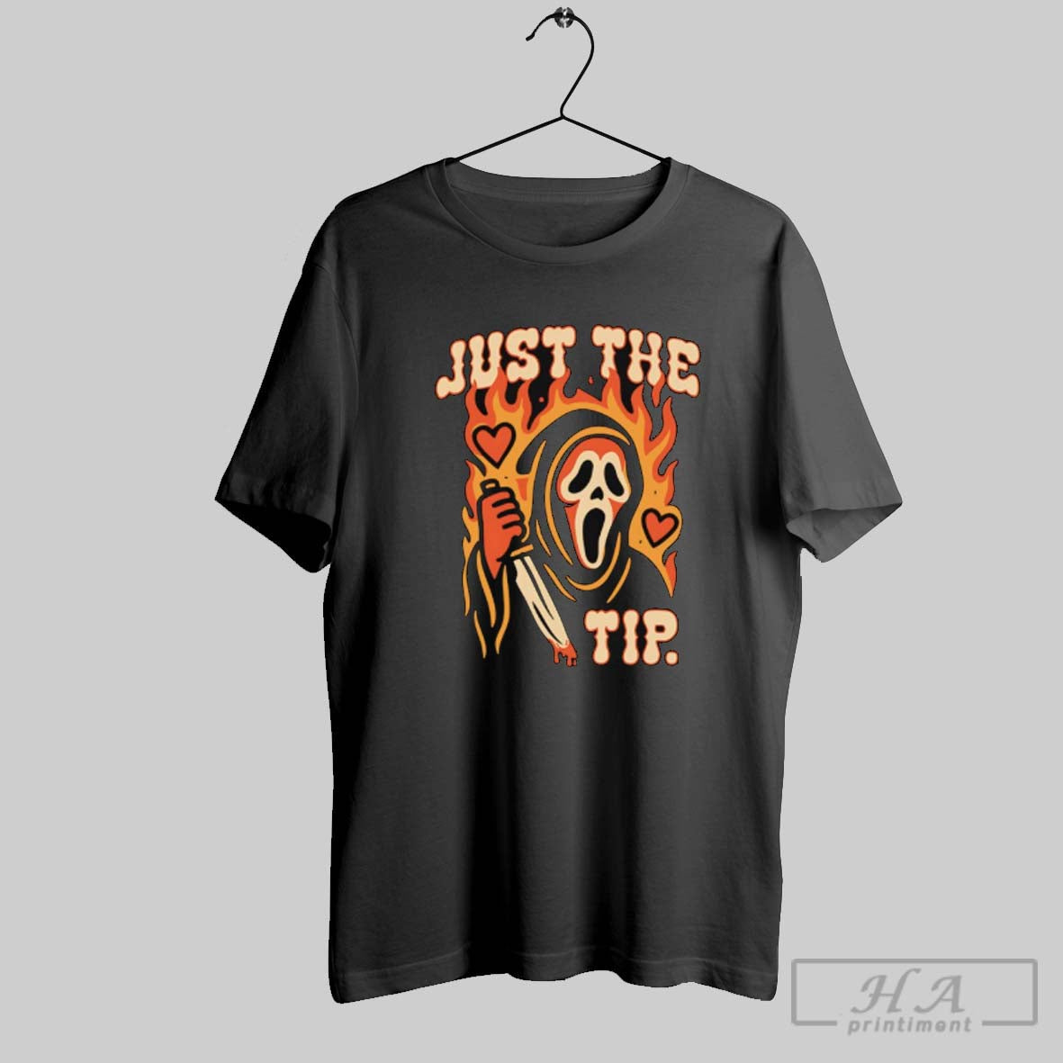 Official Ghostface Just The Tip Unisex T-shirt, Sweatshirt, Hoodie, Long Sleeve Tee - T-Shirt, Sweatshirt, Hoodie