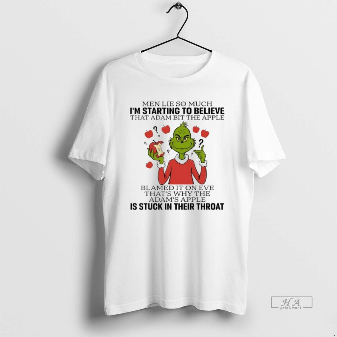 Official Grinch Men Lie So Much Im Starting To Believe Christmas - T-Shirt, Sweatshirt, Hoodie