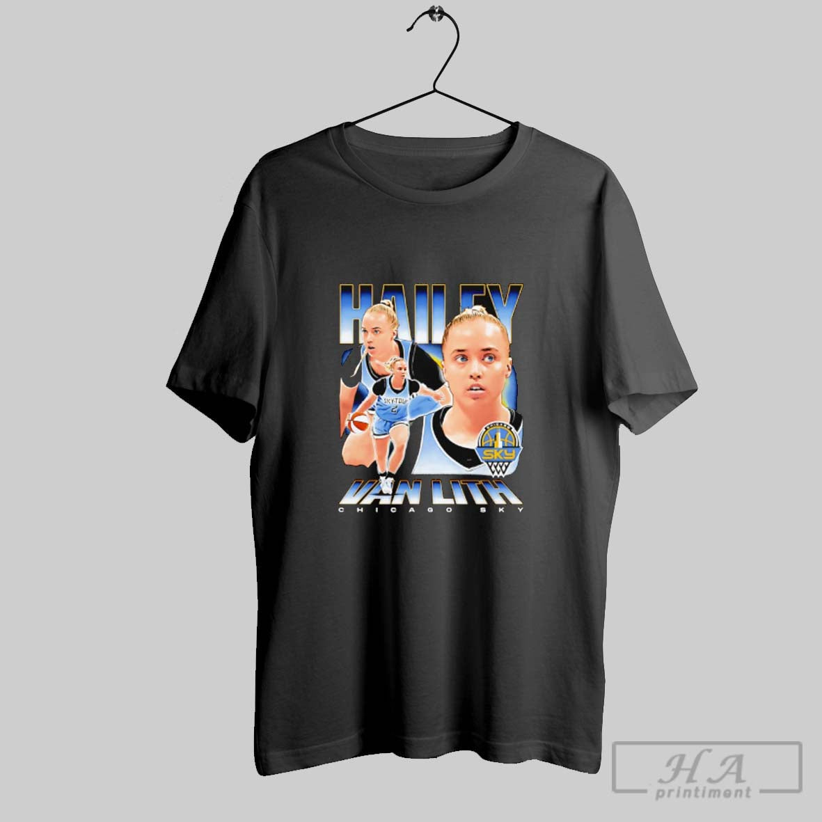 Official Hailey Van Lith Chicago Sky Vintage Unisex T-shirt, Sweatshirt, Hoodie, Long Sleeve Tee - T-Shirt, Sweatshirt, Hoodie