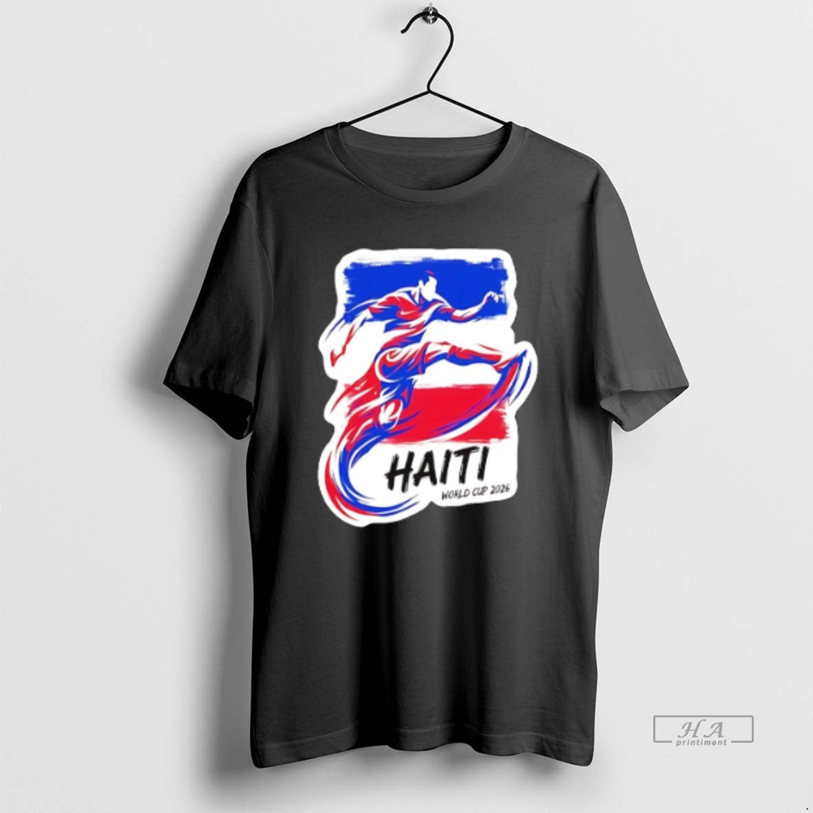 Official Haiti World Cup 2026 Football Player - T-Shirt, Sweatshirt, Hoodie