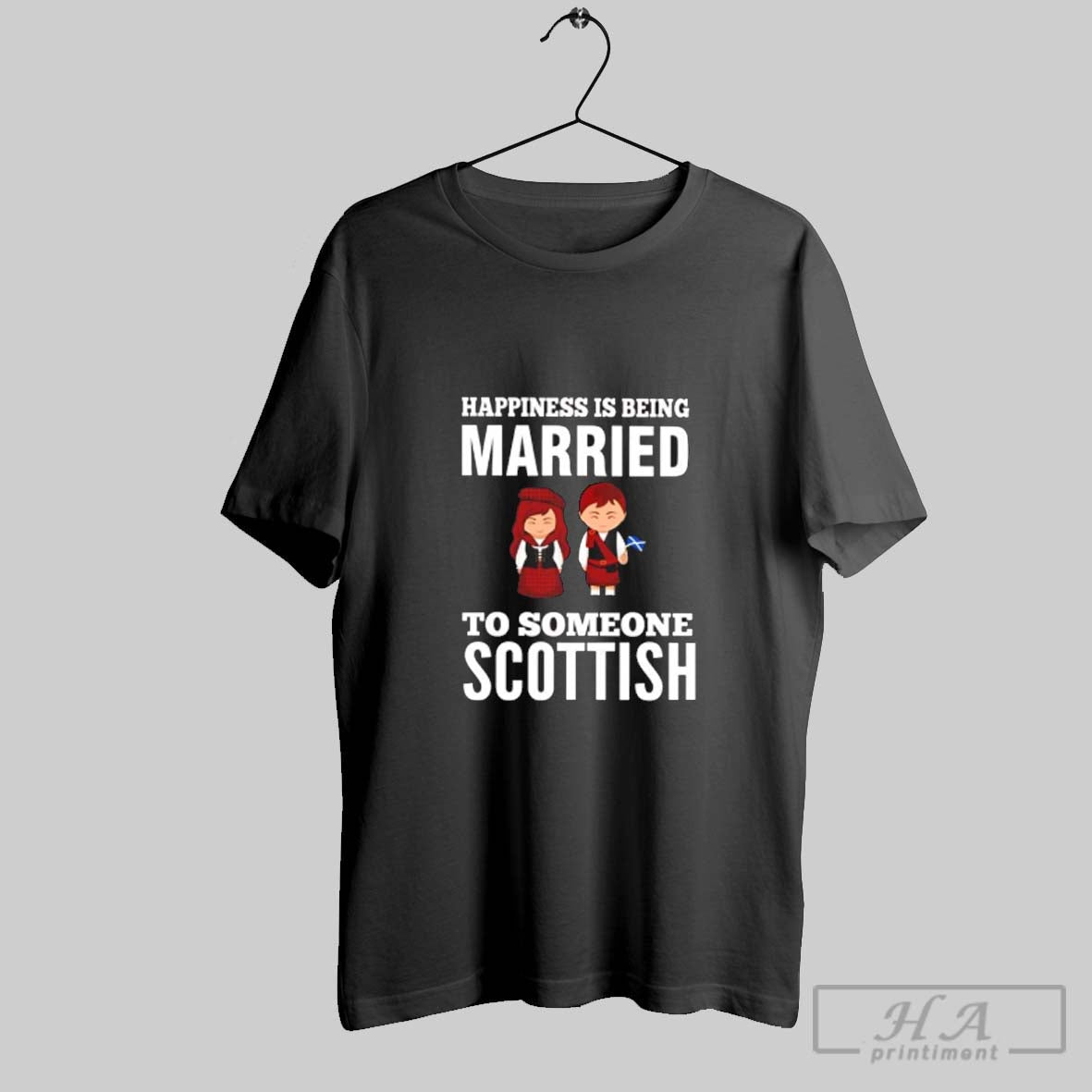 Official Happiness Is Being Married To Someone Scottish Unisex T-shirt, Sweatshirt, Hoodie, Long Sleeve Tee - T-Shirt, Sweatshirt, Hoodie