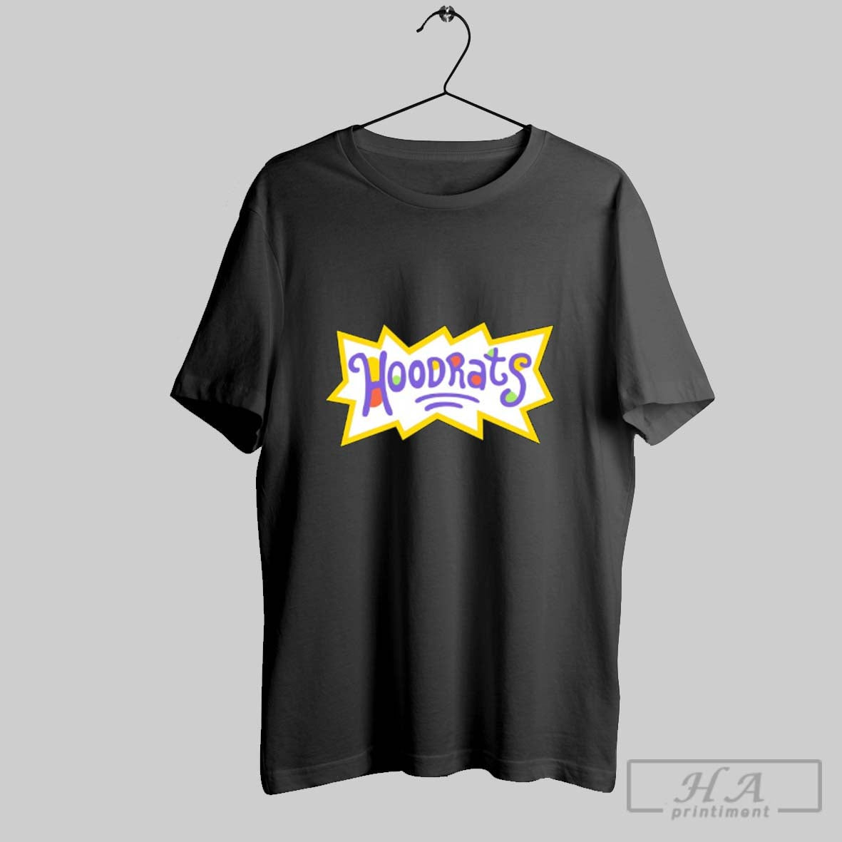 Official Hoodrats X Rugrats Logo Parody Unisex T-shirt, Sweatshirt, Hoodie, Long Sleeve Tee - T-Shirt, Sweatshirt, Hoodie