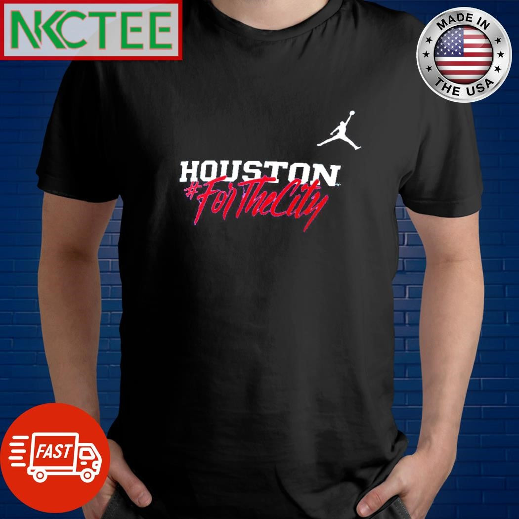 Official Houston for The City NBA shirt Unisex T-shirt, Sweatshirt, Hoodie, Long Sleeve Tee - T-Shirt, Sweatshirt, Hoodie