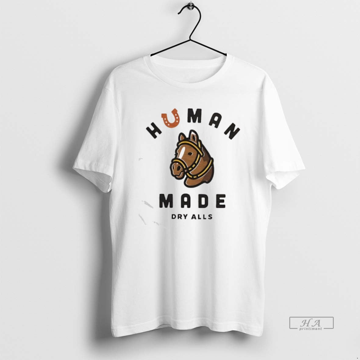 Official Human Made Dry Alls Horse Graphic - T-Shirt, Sweatshirt, Hoodie