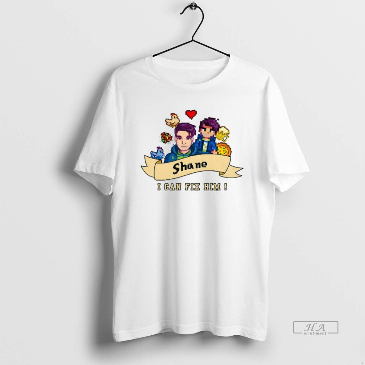 Official I Can Fix Him X Stardew Valley Shane - T-Shirt, Sweatshirt, Hoodie