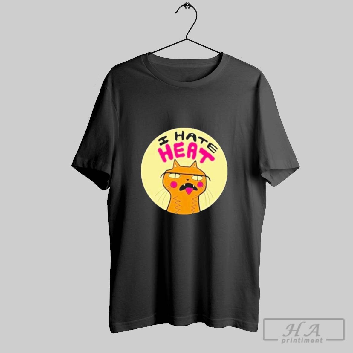 Official I Hate Heat Cat Unisex T-shirt, Sweatshirt, Hoodie, Long Sleeve Tee - T-Shirt, Sweatshirt, Hoodie