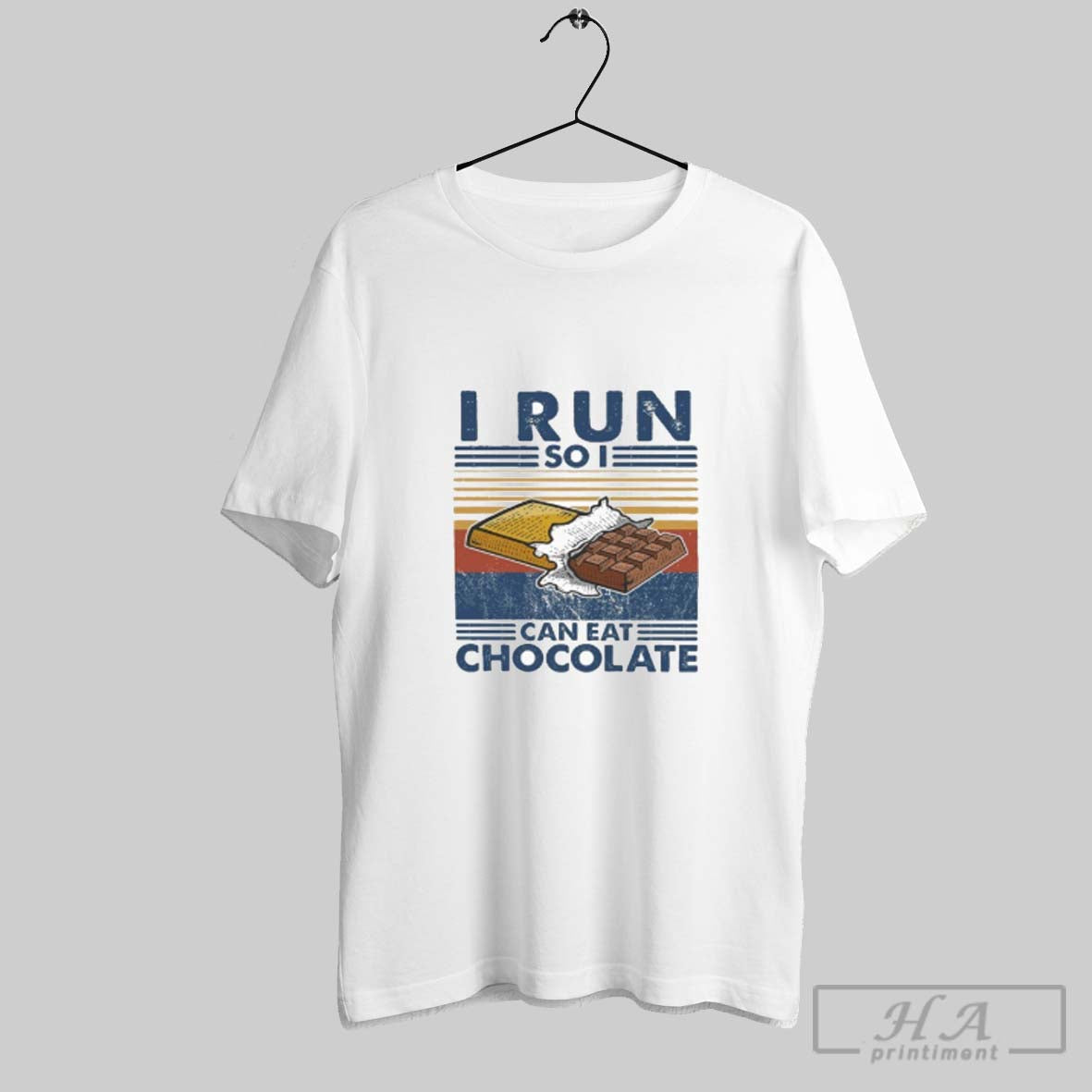 Official I Run So I Can Eat Chocolate Vintage Unisex T-shirt, Sweatshirt, Hoodie, Long Sleeve Tee - T-Shirt, Sweatshirt, Hoodie