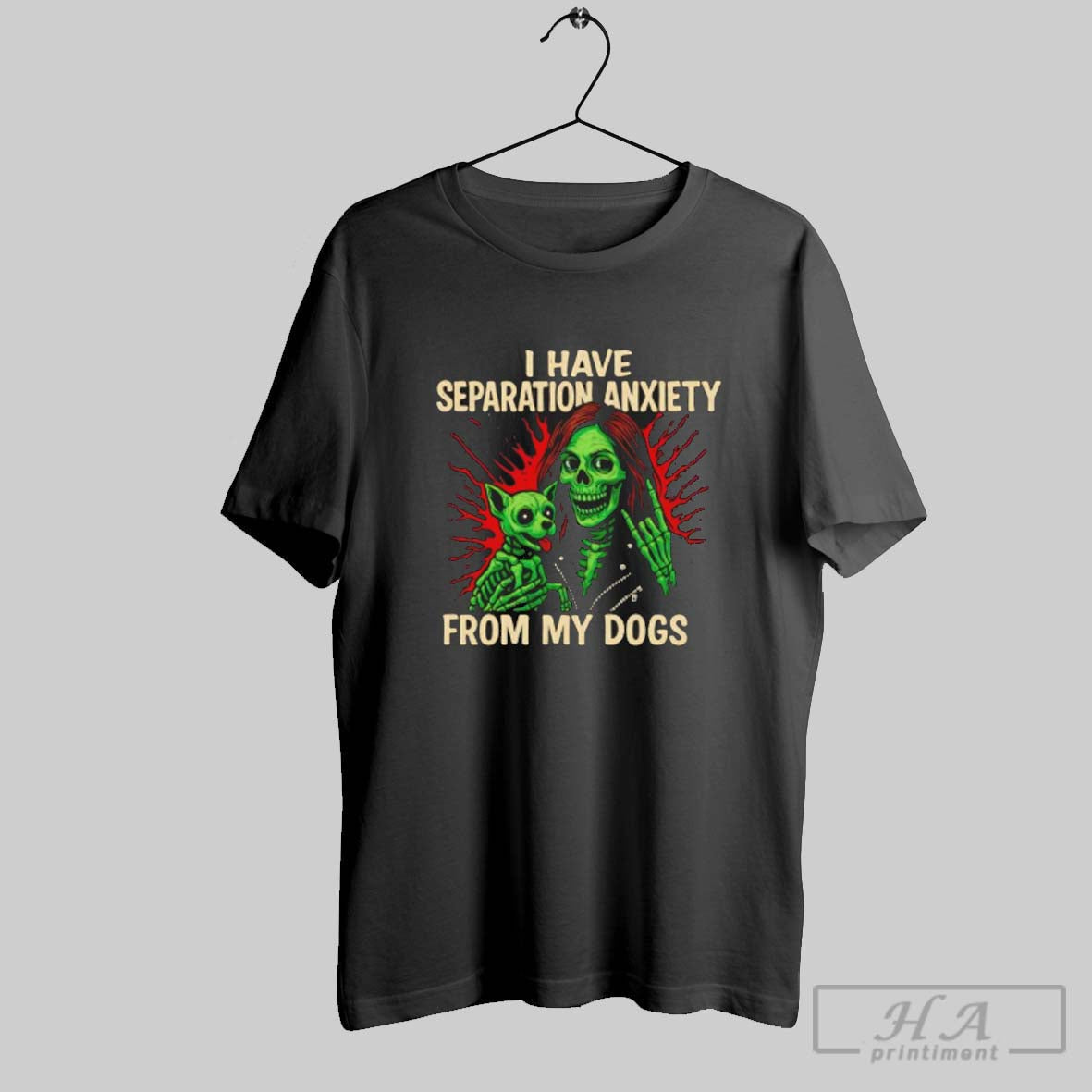 Official I Have Separation Anxiety From My Dogs Unisex T-shirt, Sweatshirt, Hoodie, Long Sleeve Tee - T-Shirt, Sweatshirt, Hoodie