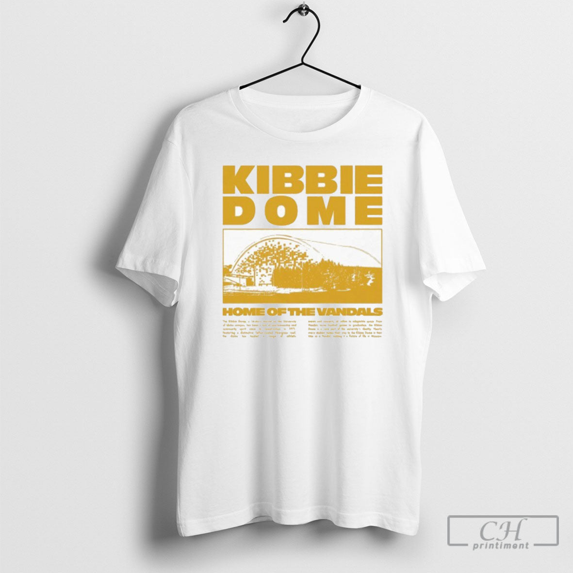Official Idaho Vandals Home Of The Vandals Kibbie Dome Newspaper Unisex T-shirt, Sweatshirt, Hoodie, Long Sleeve Tee - T-Shirt, Sweatshirt, Hoodie