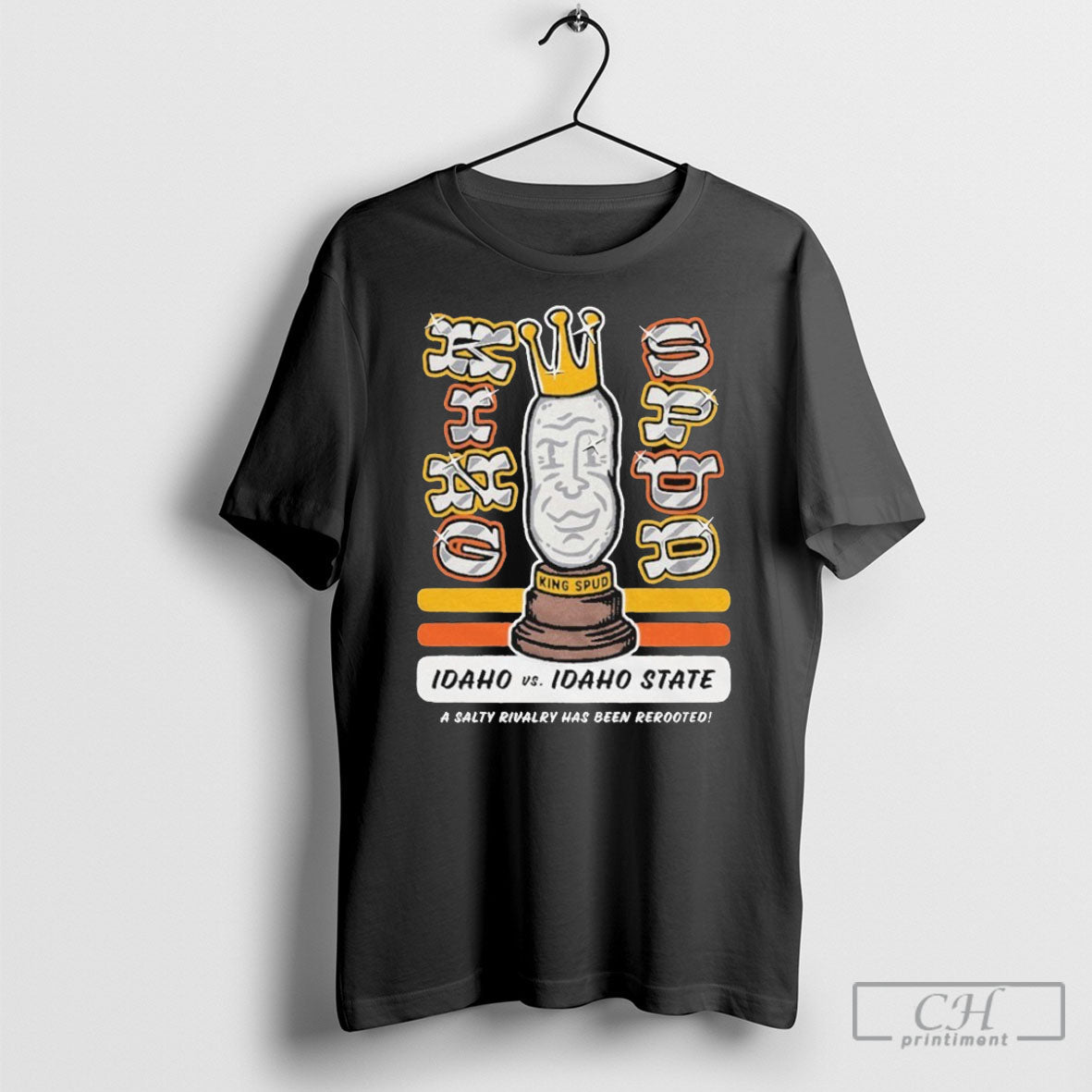Official Idaho Vandals Idaho Vs Idaho State A Salty Rivalry Has Been Rerooted King Spud Unisex T-shirt, Sweatshirt, Hoodie, Long Sleeve Tee - T-Shirt, Sweatshirt, Hoodie