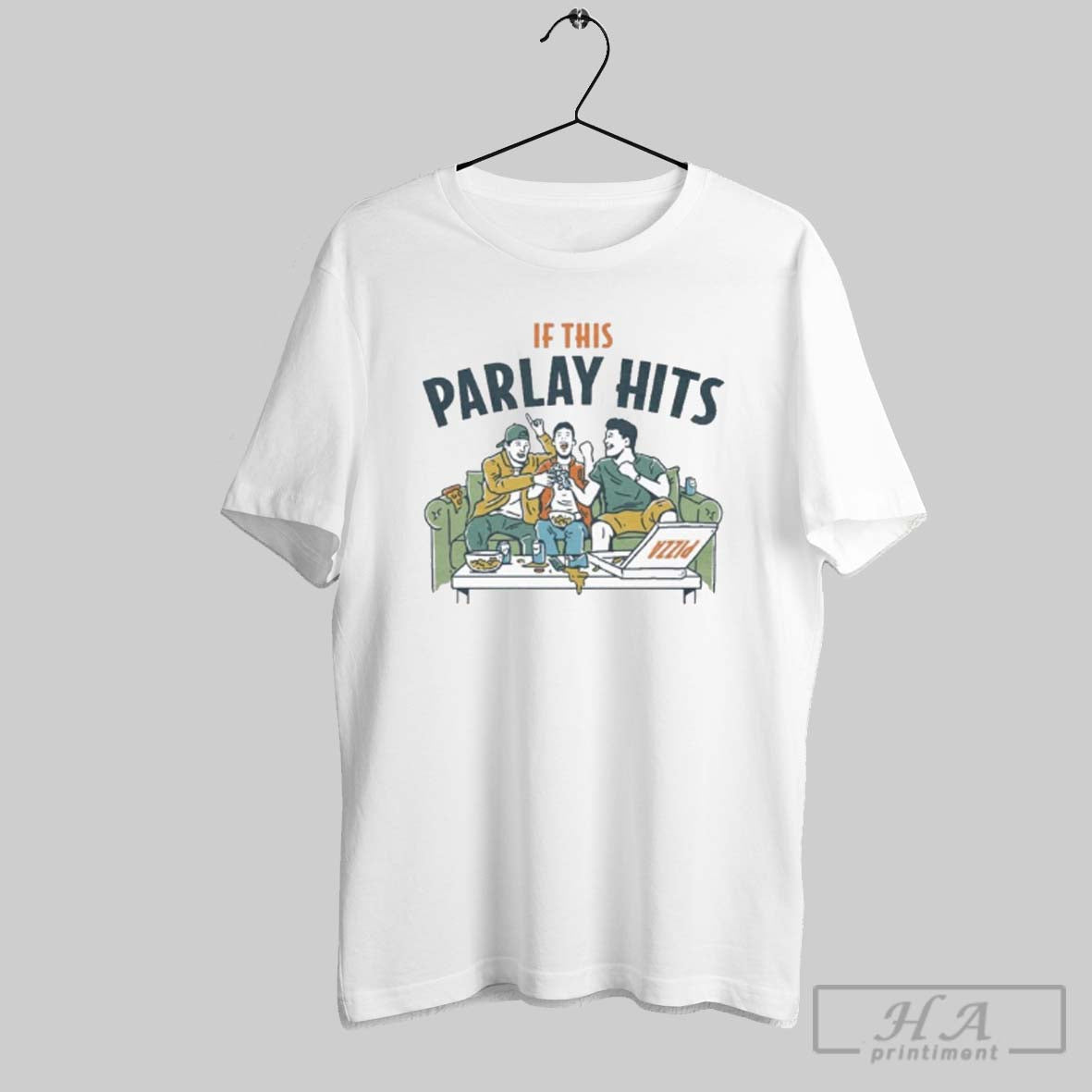 Official If This Parlay Hits Couch Pizza Friends Unisex T-shirt, Sweatshirt, Hoodie, Long Sleeve Tee - T-Shirt, Sweatshirt, Hoodie
