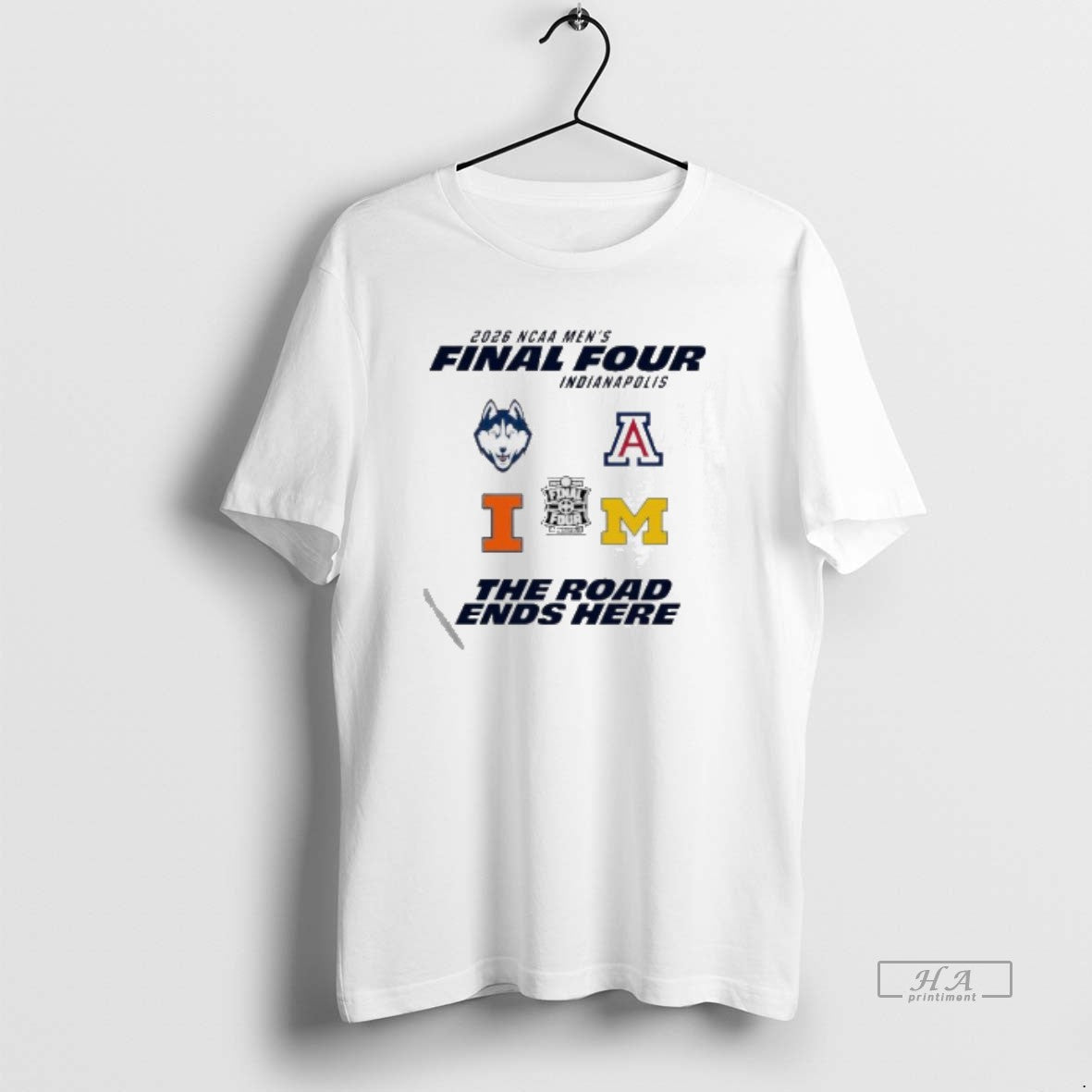 Official Illinois Fighting Illini Basketball Final Four Field Unisex T-shirt, Sweatshirt, Hoodie, Long Sleeve Tee - T-Shirt, Sweatshirt, Hoodie