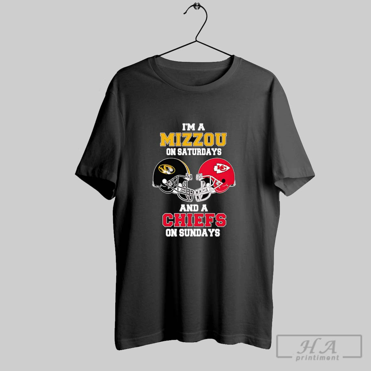 Official Im A Mizzou On Saturdays And A Chiefs On Sundays Unisex T-shirt, Sweatshirt, Hoodie, Long Sleeve Tee - T-Shirt, Sweatshirt, Hoodie