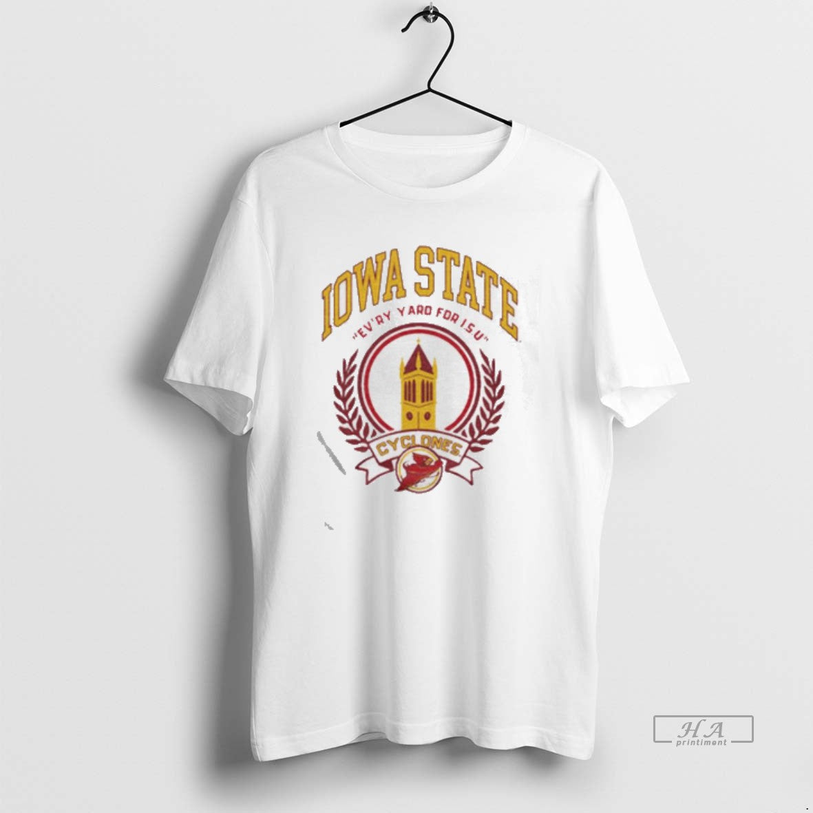 Official Iowa State Campanile Ash Unisex T-shirt, Sweatshirt, Hoodie, Long Sleeve Tee - T-Shirt, Sweatshirt, Hoodie