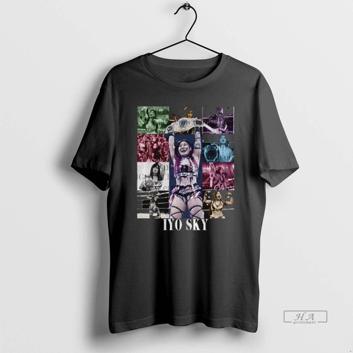 Official Iyo Sky Wrestlemania Eras Tour Graphic - T-Shirt, Sweatshirt, Hoodie