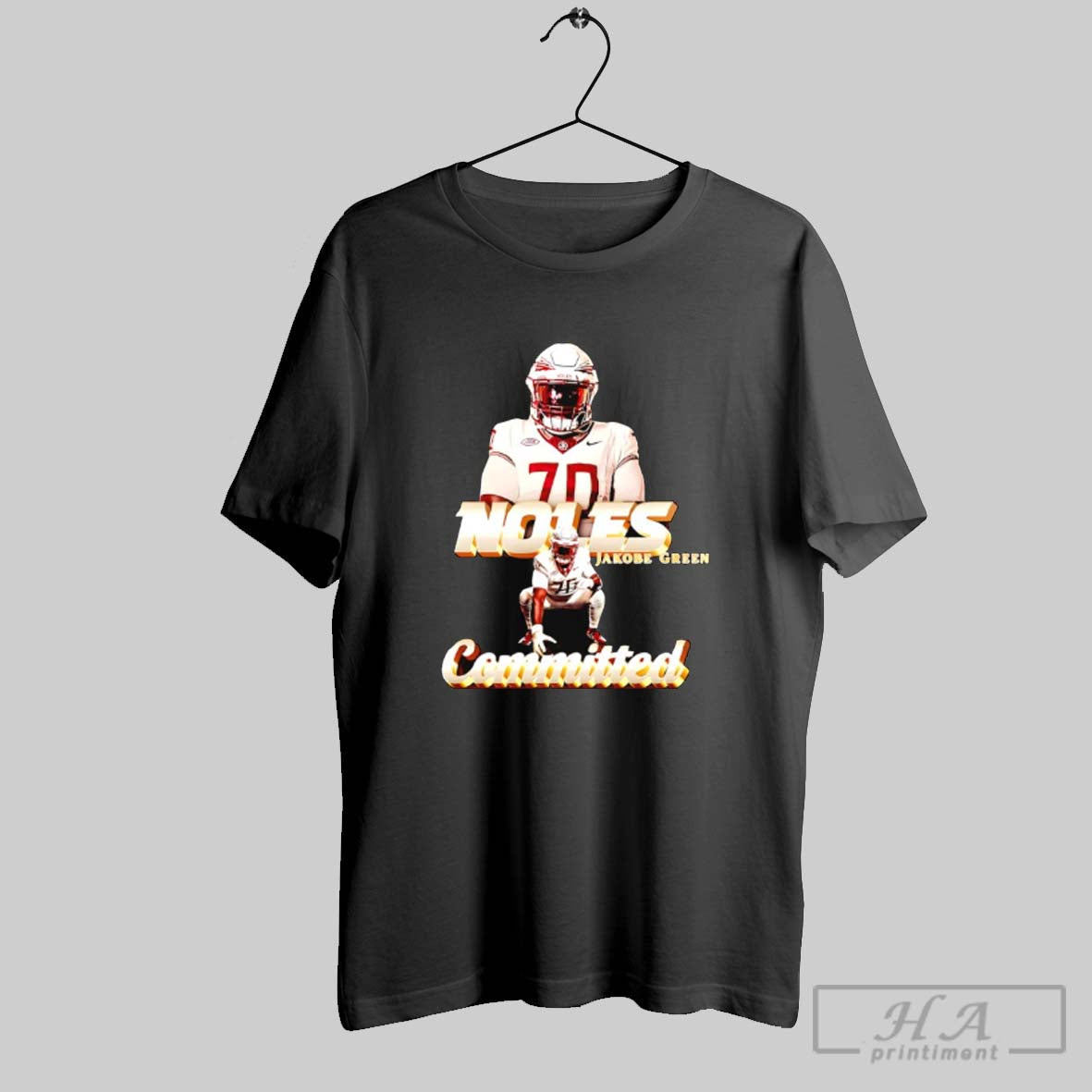 Official Jakobe Green Florida State Seminoles Committed Unisex T-shirt, Sweatshirt, Hoodie, Long Sleeve Tee - T-Shirt, Sweatshirt, Hoodie