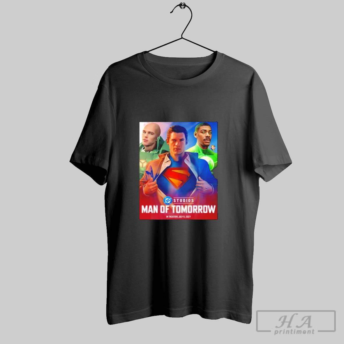 Official James Gunn Superman And Lex Luthor Man Of Tomorrow Dc Universe Unisex T-shirt, Sweatshirt, Hoodie, Long Sleeve Tee - T-Shirt, Sweatshirt, Hoodie