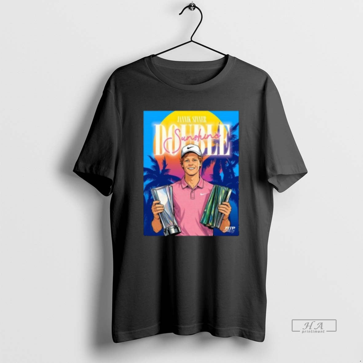Official Jannik Sinner Double Sunshine Miami Open 2026 Champions Unisex T-shirt, Sweatshirt, Hoodie, Long Sleeve Tee - T-Shirt, Sweatshirt, Hoodie
