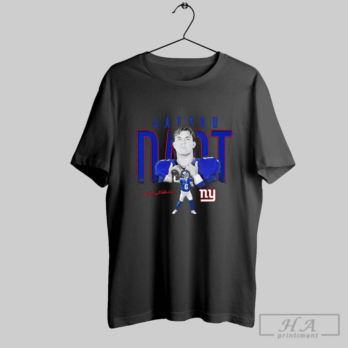 Official Jaxson Dart New York Giants Humble Shadow Player Unisex T-shirt, Sweatshirt, Hoodie, Long Sleeve Tee - T-Shirt, Sweatshirt, Hoodie
