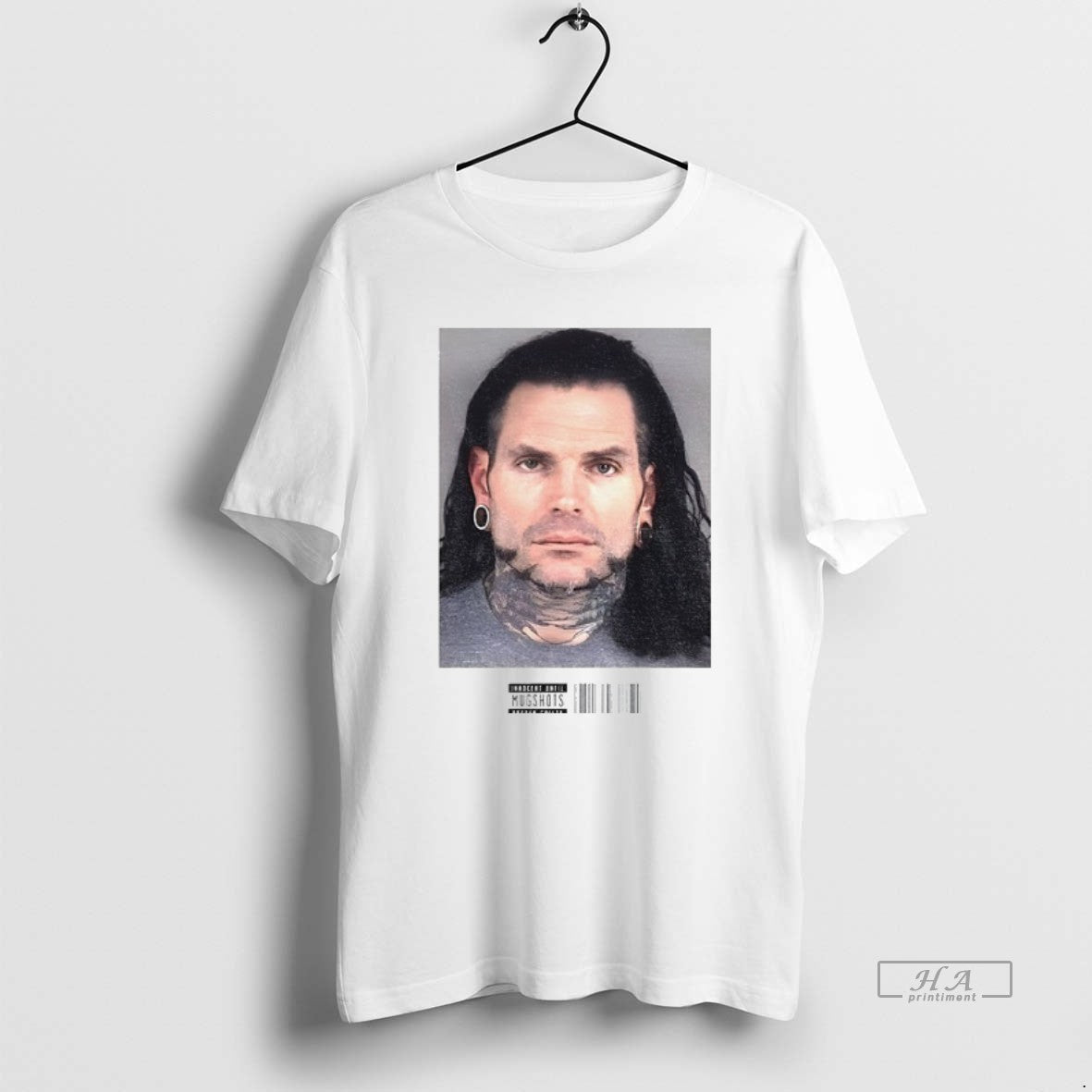 Official Jeff Hardy Mugshot Y2k Wrestling Graphic - T-Shirt, Sweatshirt, Hoodie
