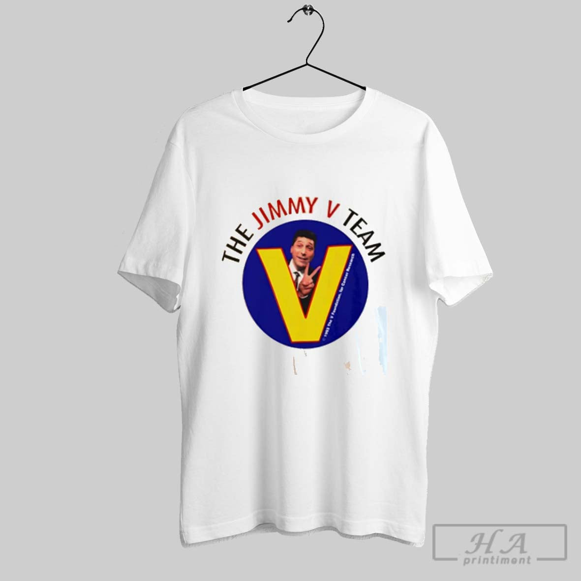 Official Jimmy Valvano The Jimmy V Team Unisex T-shirt, Sweatshirt, Hoodie, Long Sleeve Tee - T-Shirt, Sweatshirt, Hoodie