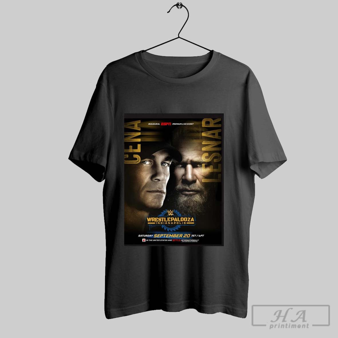 Official John Cena And Brock Lesnar Will Go To War One Last Time At Wrestlepalooza Unisex T-shirt, Sweatshirt, Hoodie, Long Sleeve Tee - T-Shirt, Sweatshirt, Hoodie