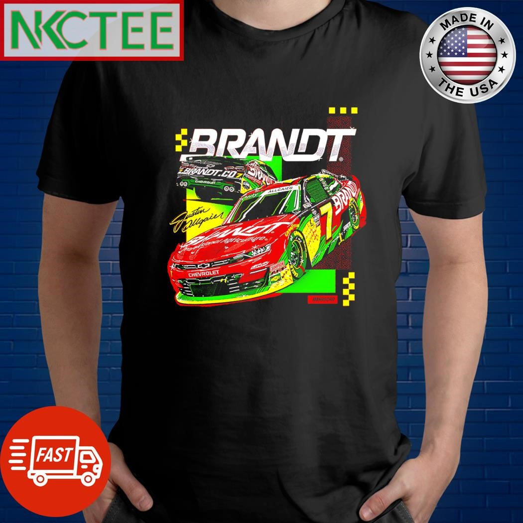 Official Justin Allgaier JR Motorsports 7 car signature shirt Unisex T-shirt, Sweatshirt, Hoodie, Long Sleeve Tee - T-Shirt, Sweatshirt, Hoodie