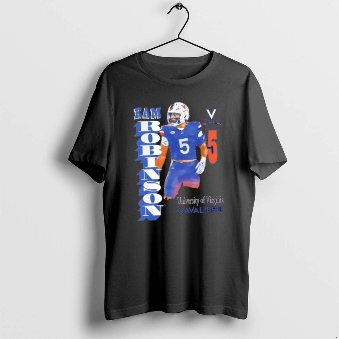 Official Kam Robinson Virginia Cavaliers Portrait - T-Shirt, Sweatshirt, Hoodie