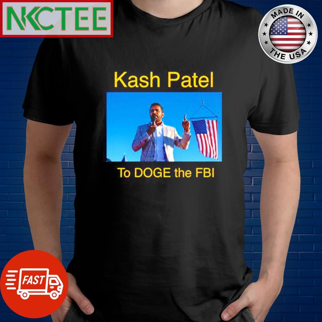 Official Kash Patel  Doge The Fbi photo shirt Unisex T-shirt, Sweatshirt, Hoodie, Long Sleeve Tee - T-Shirt, Sweatshirt, Hoodie