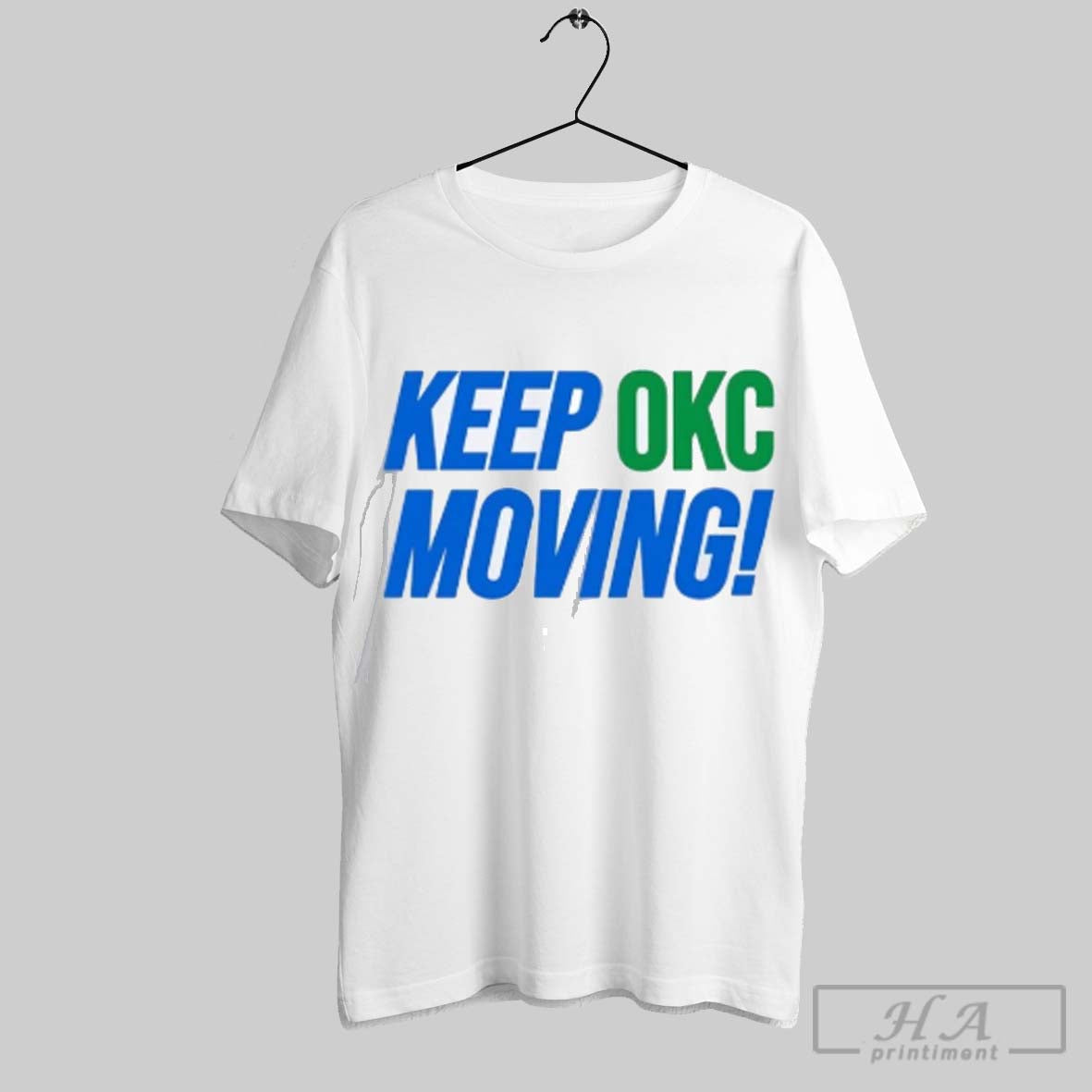 Official Keep Okc Moving Unisex T-shirt, Sweatshirt, Hoodie, Long Sleeve Tee - T-Shirt, Sweatshirt, Hoodie