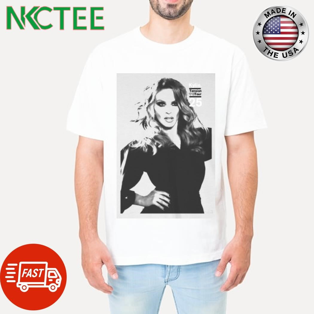 Official Kylie Tension tour 2025 Photo shirt Unisex T-shirt, Sweatshirt, Hoodie, Long Sleeve Tee - T-Shirt, Sweatshirt, Hoodie