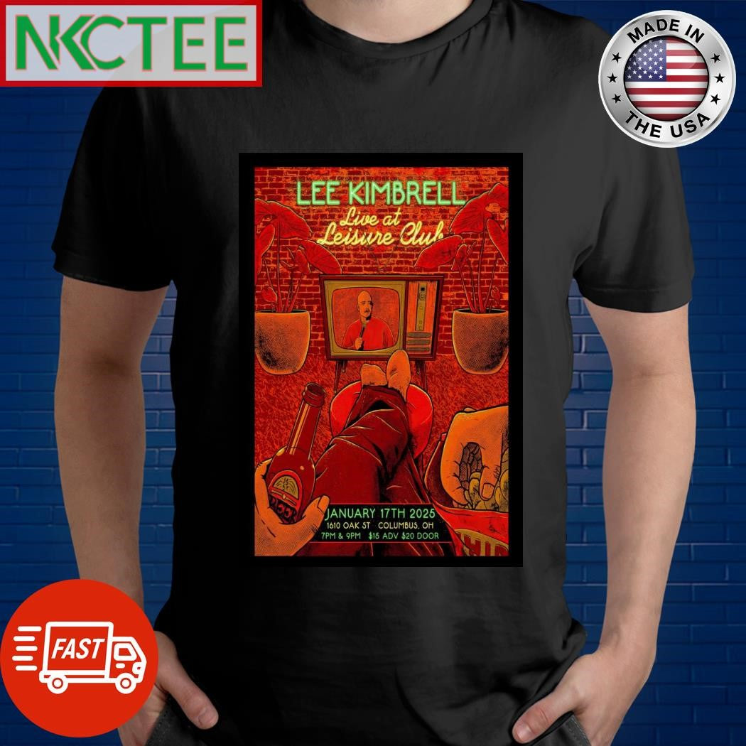 Official Lee Kimbrell Columbus OH January 17 2025 Poster Shirt Unisex T-shirt, Sweatshirt, Hoodie, Long Sleeve Tee - T-Shirt, Sweatshirt, Hoodie