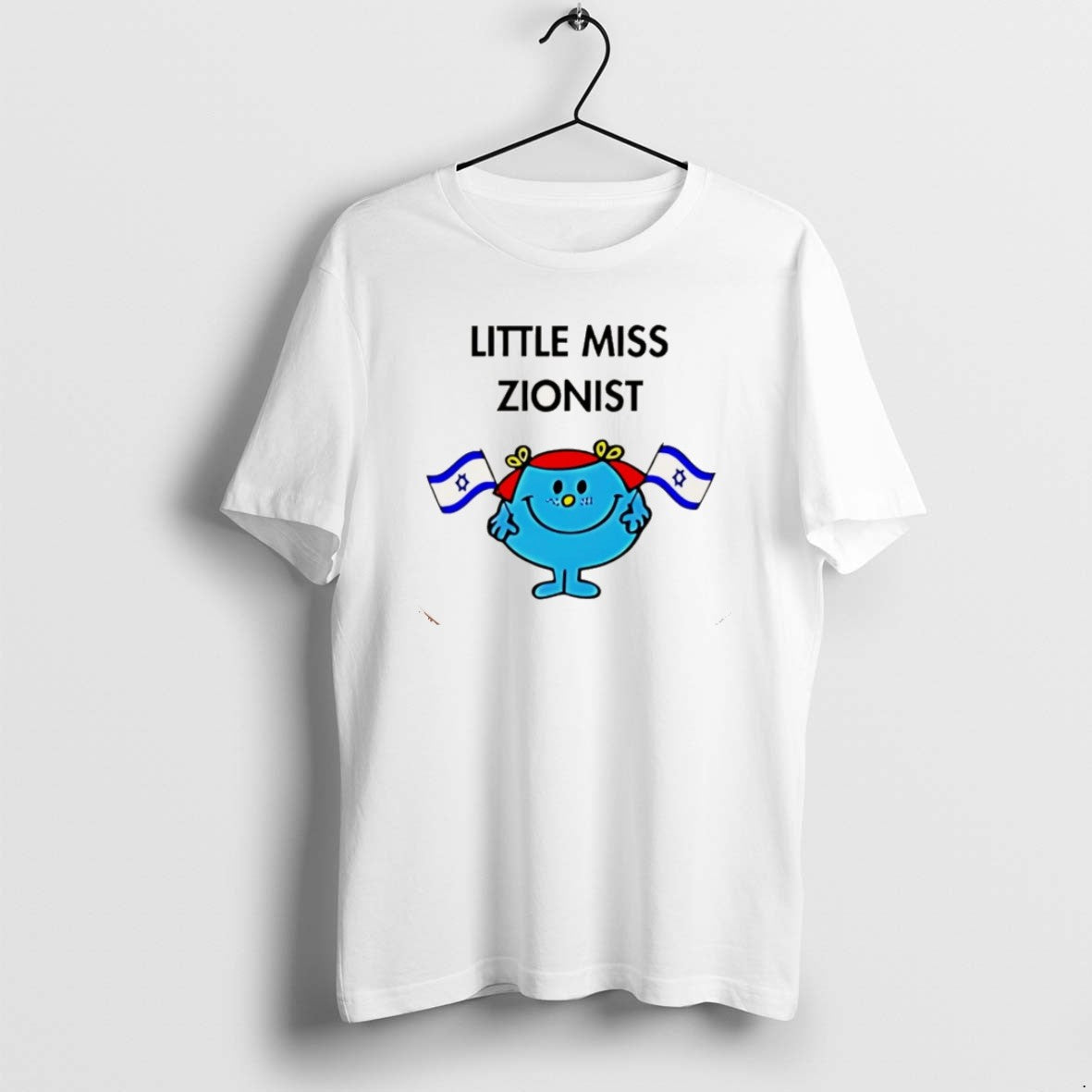 Official Little Miss Zionist Jew Flag Christmas - T-Shirt, Sweatshirt, Hoodie