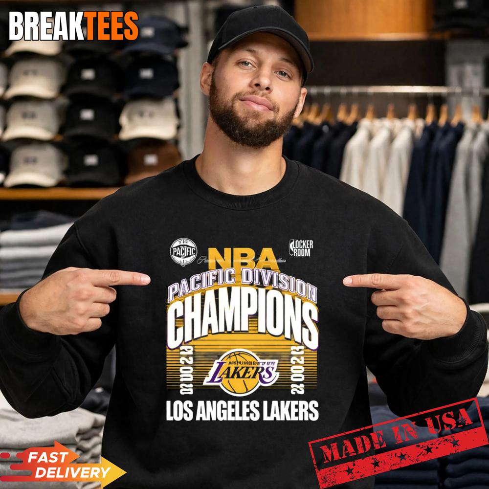 Los Angeles Lakers 2026 NBA Pacific Division - Adult & Kids T-Shirts, Sweatshirts & Hoodies apparel design preview 2