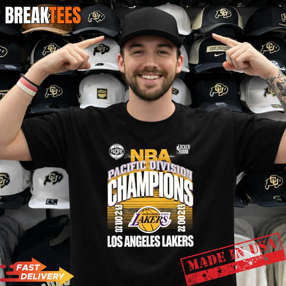Los Angeles Lakers 2026 NBA Pacific Division Champions Locker Room T-Shirt Unisex T-shirt, Sweatshirt, Hoodie, Long Sleeve Tee - T-Shirt, Sweatshirt, Hoodie