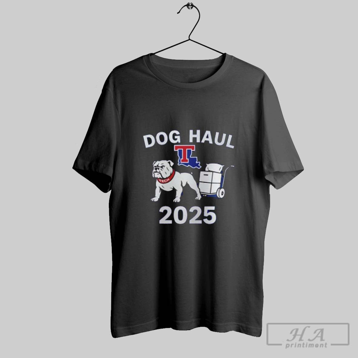Official Louisiana Tech Bulldogs Dog Haul 2025 Unisex T-shirt, Sweatshirt, Hoodie, Long Sleeve Tee - T-Shirt, Sweatshirt, Hoodie