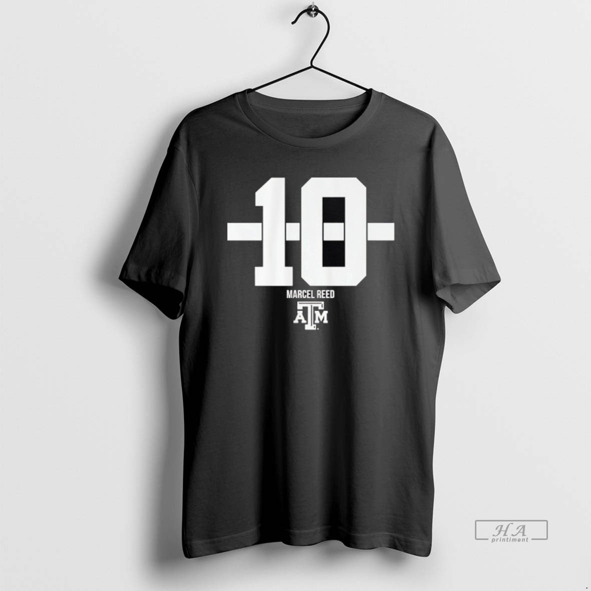 Official Marcel Reed 10 Stripe Texas Am Football - T-Shirt, Sweatshirt, Hoodie
