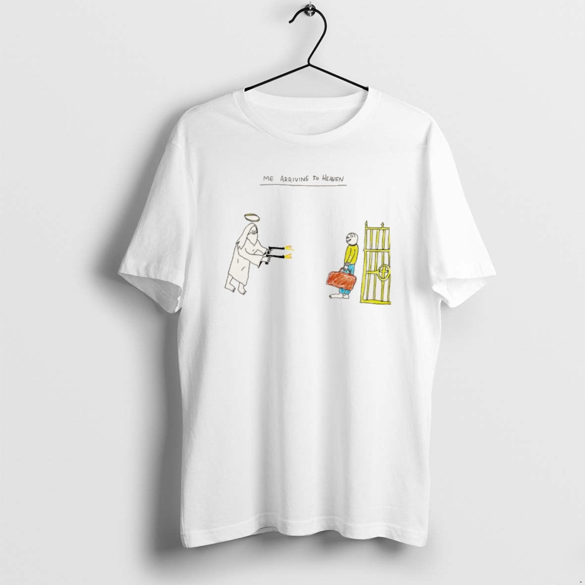 Official Me Arriving To Heaven Paint Christmas - T-Shirt, Sweatshirt, Hoodie