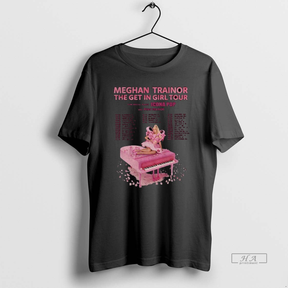 Official Meghan Trainor The Get In Girl Tour 2026 Schedule - T-Shirt, Sweatshirt, Hoodie