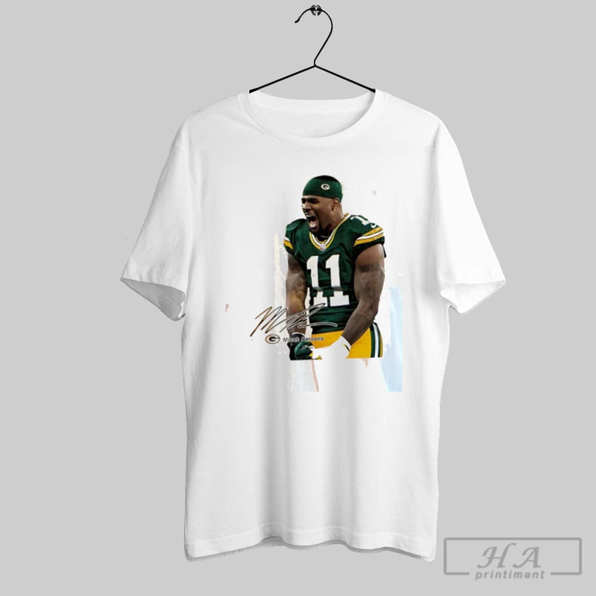 Official Micah Parsons Green Bay Packers Signature Vintage Unisex T-shirt, Sweatshirt, Hoodie, Long Sleeve Tee - T-Shirt, Sweatshirt, Hoodie