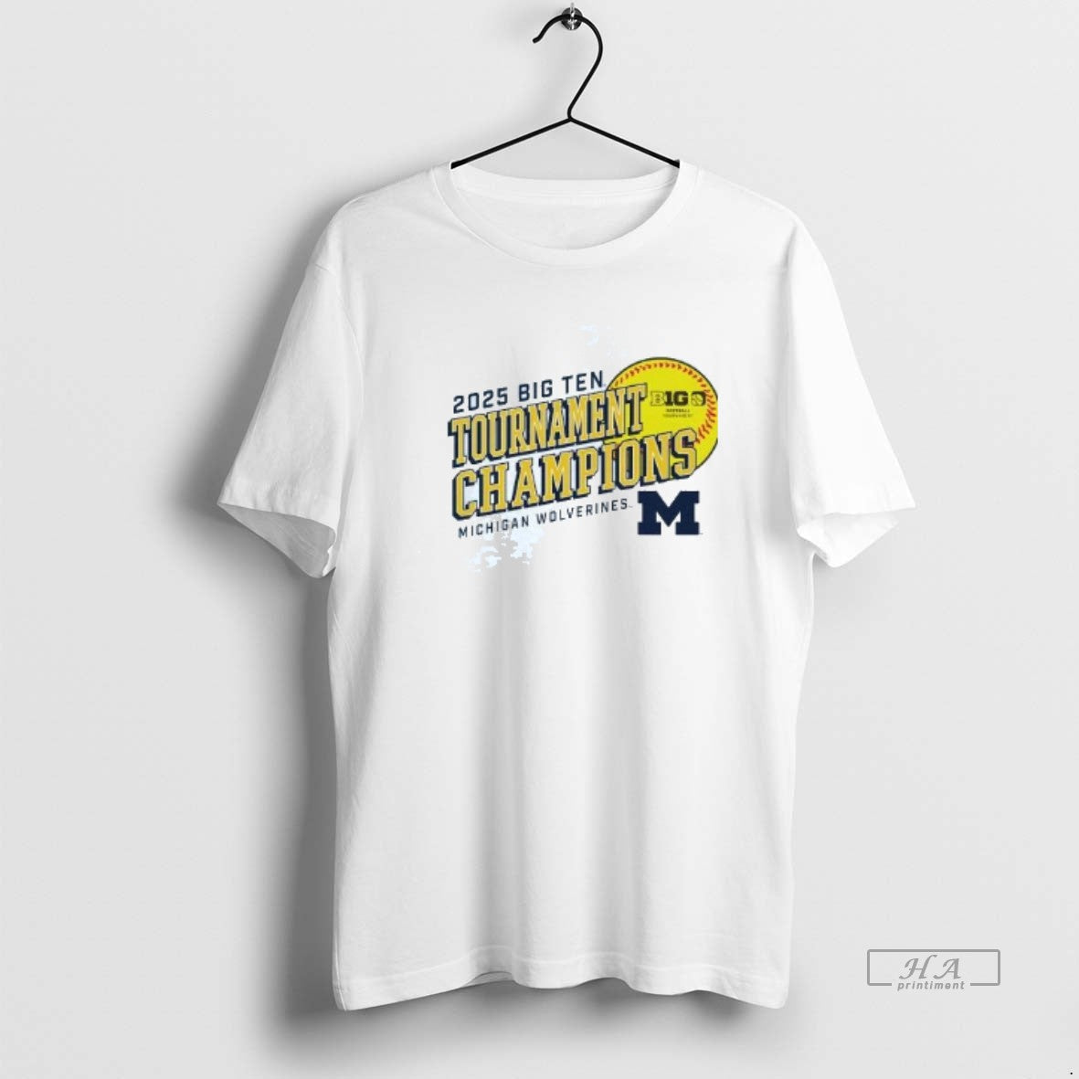 Official Michigan Wolverines 2025 Big Ten Softball Tournament Champions - T-Shirt, Sweatshirt, Hoodie