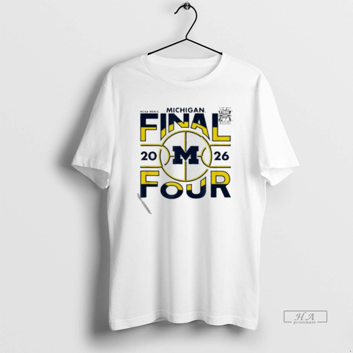Official Michigan Wolverines 2026 Final Four March Madness Unisex T-shirt, Sweatshirt, Hoodie, Long Sleeve Tee - T-Shirt, Sweatshirt, Hoodie
