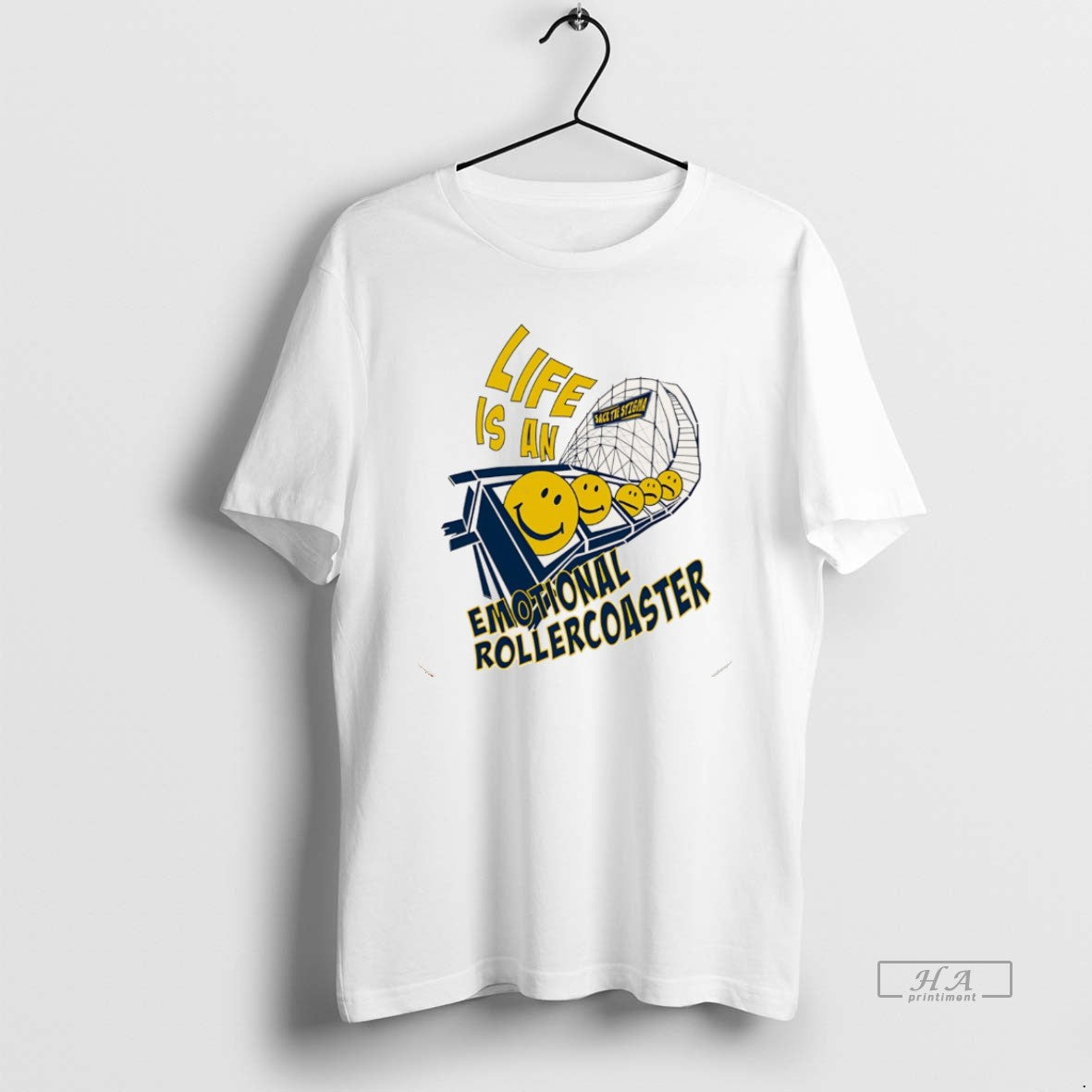 Official Michigan Wolverines Sack The Stigma Emotional Rollercoaster Life Is An Christmas - T-Shirt, Sweatshirt, Hoodie